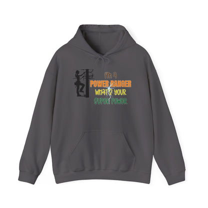 Gildan Hoodie - I'm a Power Ranger What's Your Super Power (female)