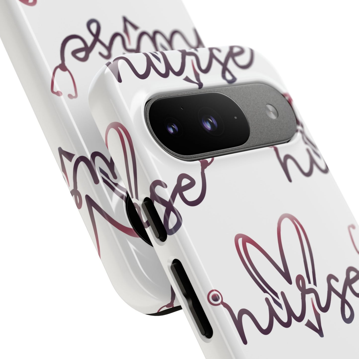 Google Pixel Tough Case - Nurse Stethoscope - White