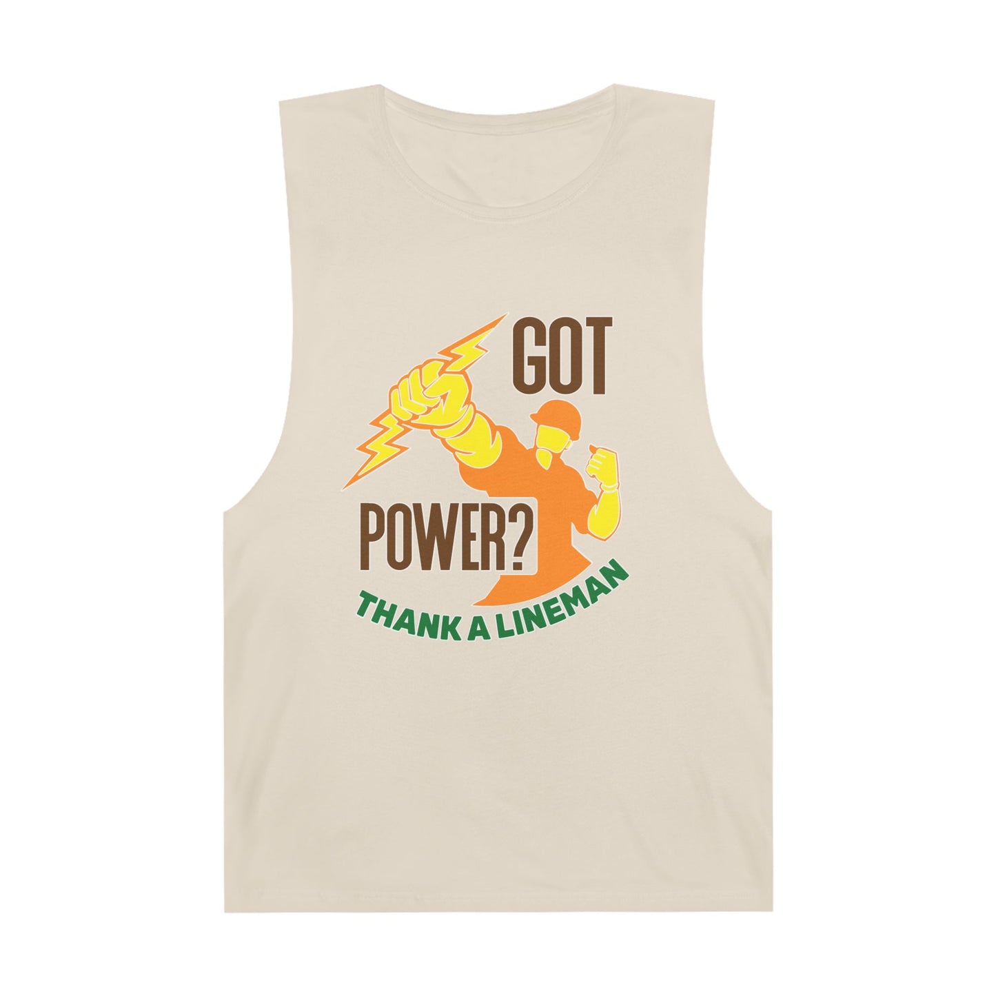 Lineman Tank - Got Power Thank A Lineman - color