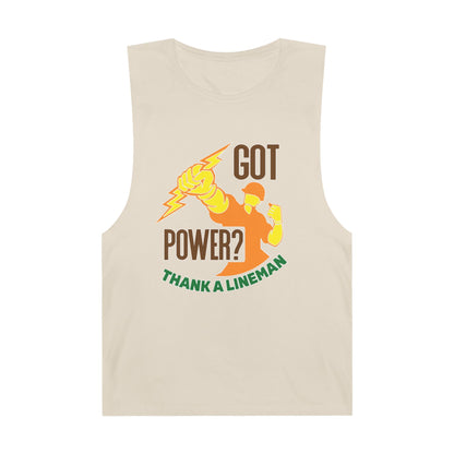 Lineman Tank - Got Power Thank A Lineman - color