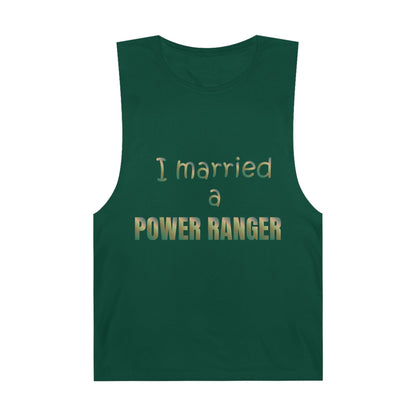 Lineman Tank - Married a Power Ranger copper patina