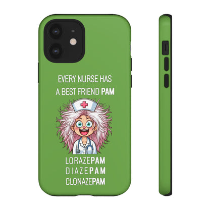 Nurse iPhone Tough Case - Every Nurse Has a Friend Named PAM Design (1) - Green