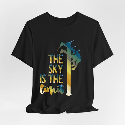 Lineman T-shirt - the-sky-is-the-limit-lineman colored chrome