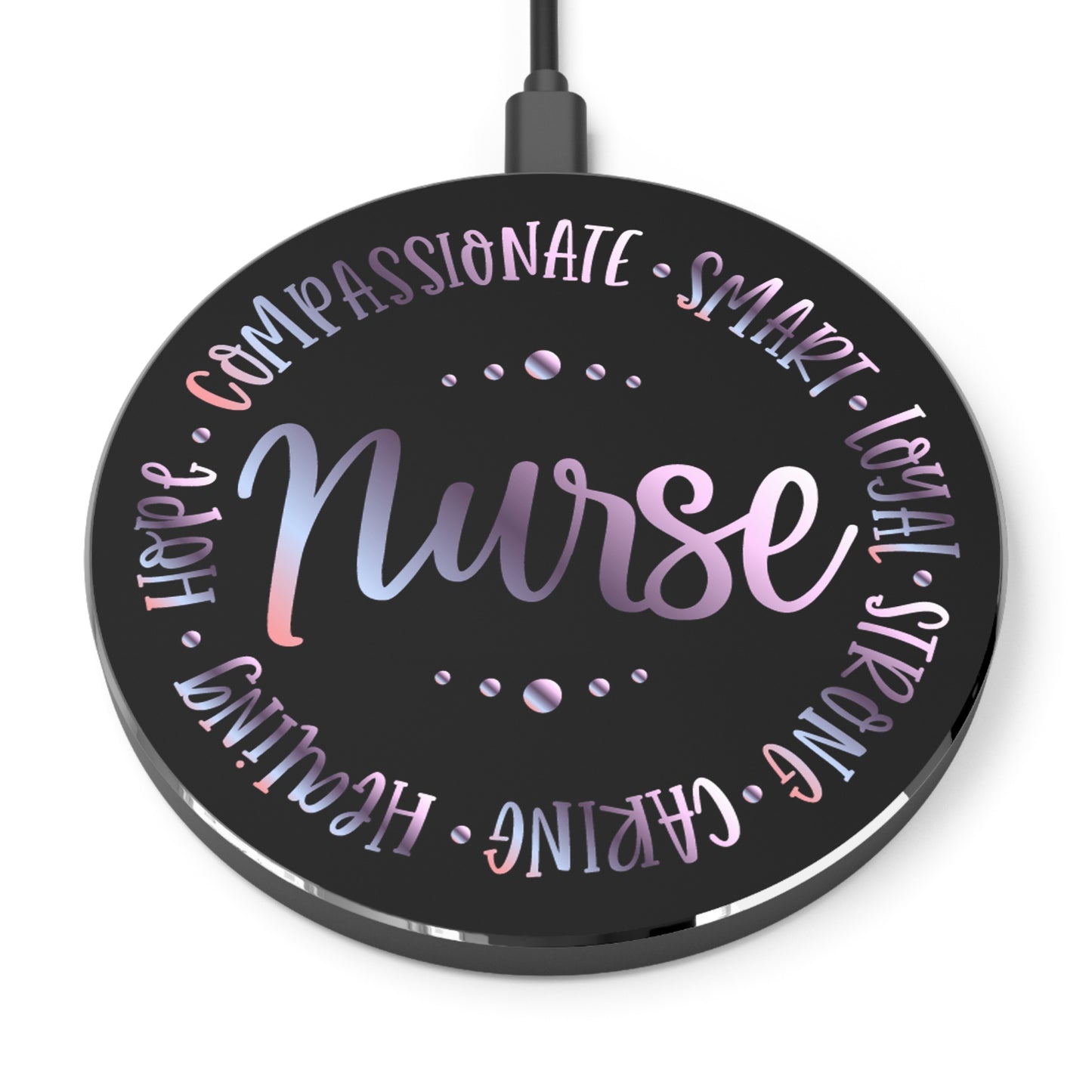 Nurse Circle Wireless Charger | Fast Charging Pad for Healthcare Professionals