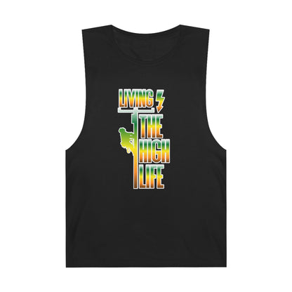 Lineman Tank - Living The High Life-gradient