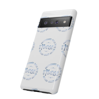 Google Pixel Tough Case - Nurse Circle  - White