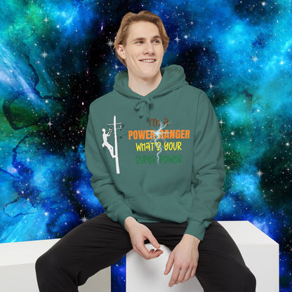 Comfort Colors Hoodie - I'm a Power Ranger What's Your Super Power (male)