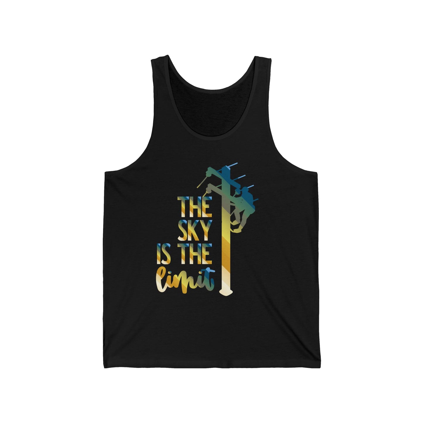 Lineman T-shirt - the-sky-is-the-limit-lineman colored chrome