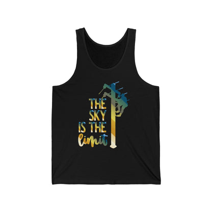 Lineman T-shirt - the-sky-is-the-limit-lineman colored chrome