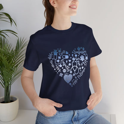 Monogram Heart 1 blue steel