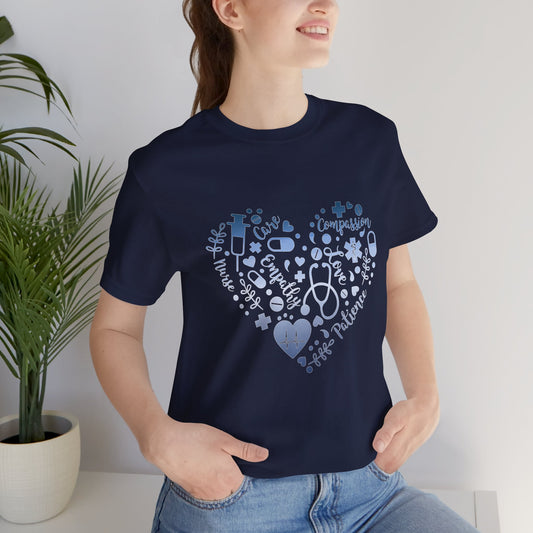 Monogram Heart 1 blue steel