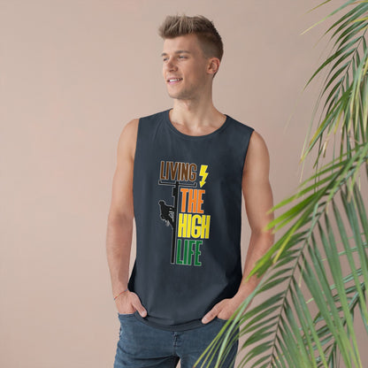 Lineman Tank - Living The High Life-color