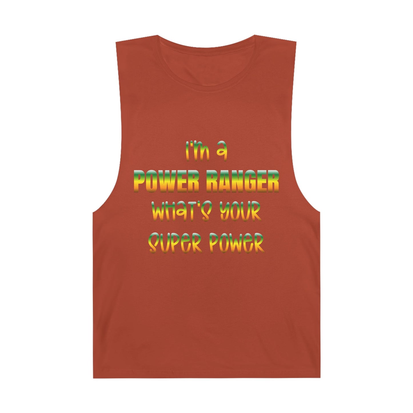 Lineman Tank - power ranger super power gradient