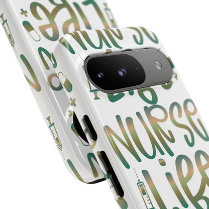 Google Pixel Tough Case - Nurse Life - White