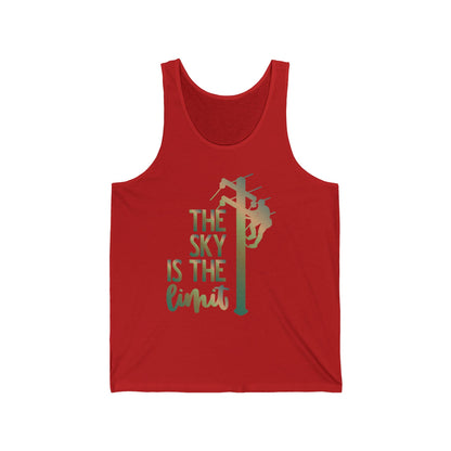 Lineman T-shirt - the-sky-is-the-limit-lineman copper patina