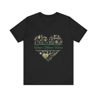 Monogram Heart copper patina