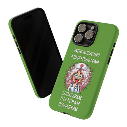 Nurse iPhone Tough Case - Every Nurse Has a Friend Named PAM Design (1) - Green