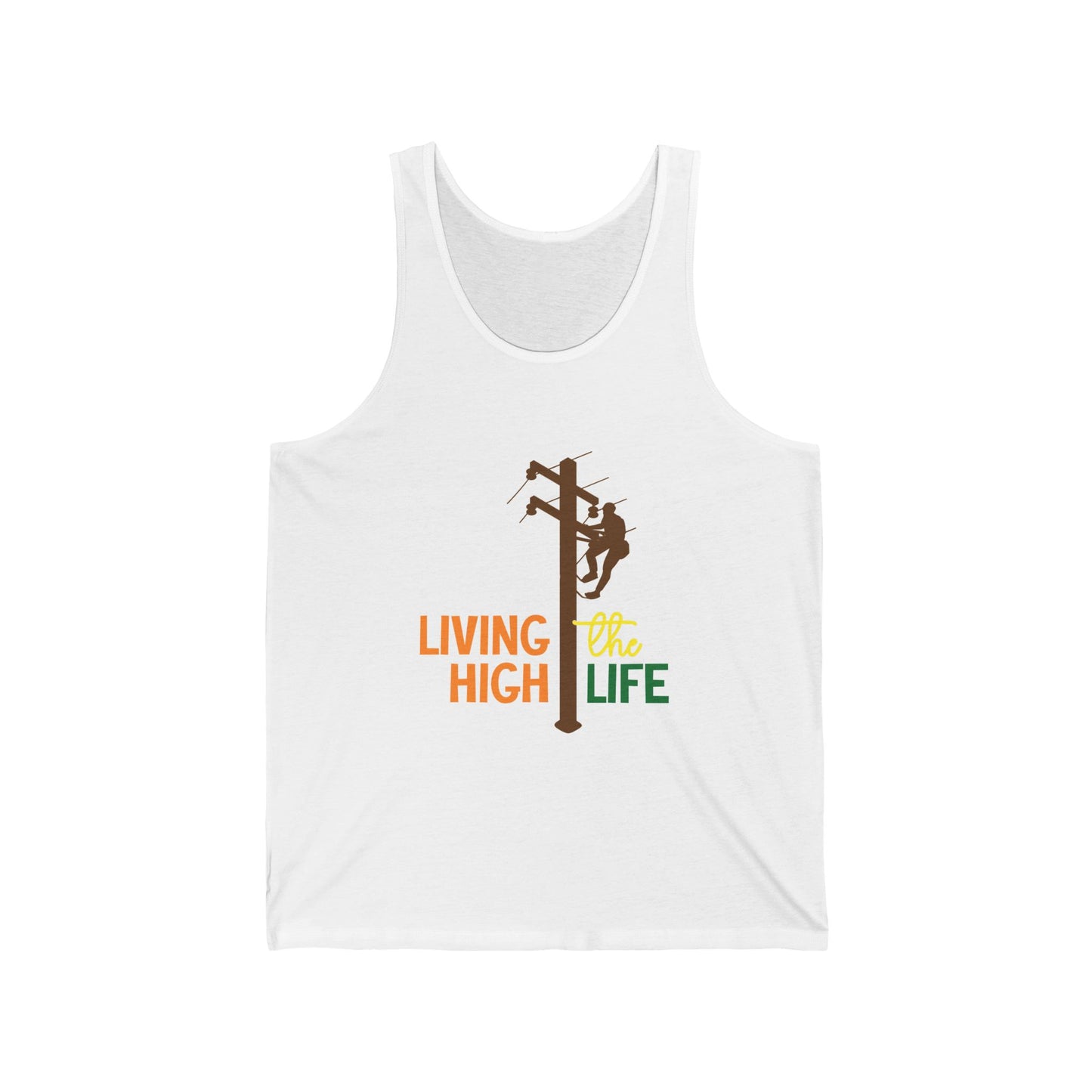 Lineman T-shirt - living the high life - color