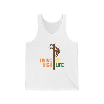 Lineman T-shirt - living the high life - color