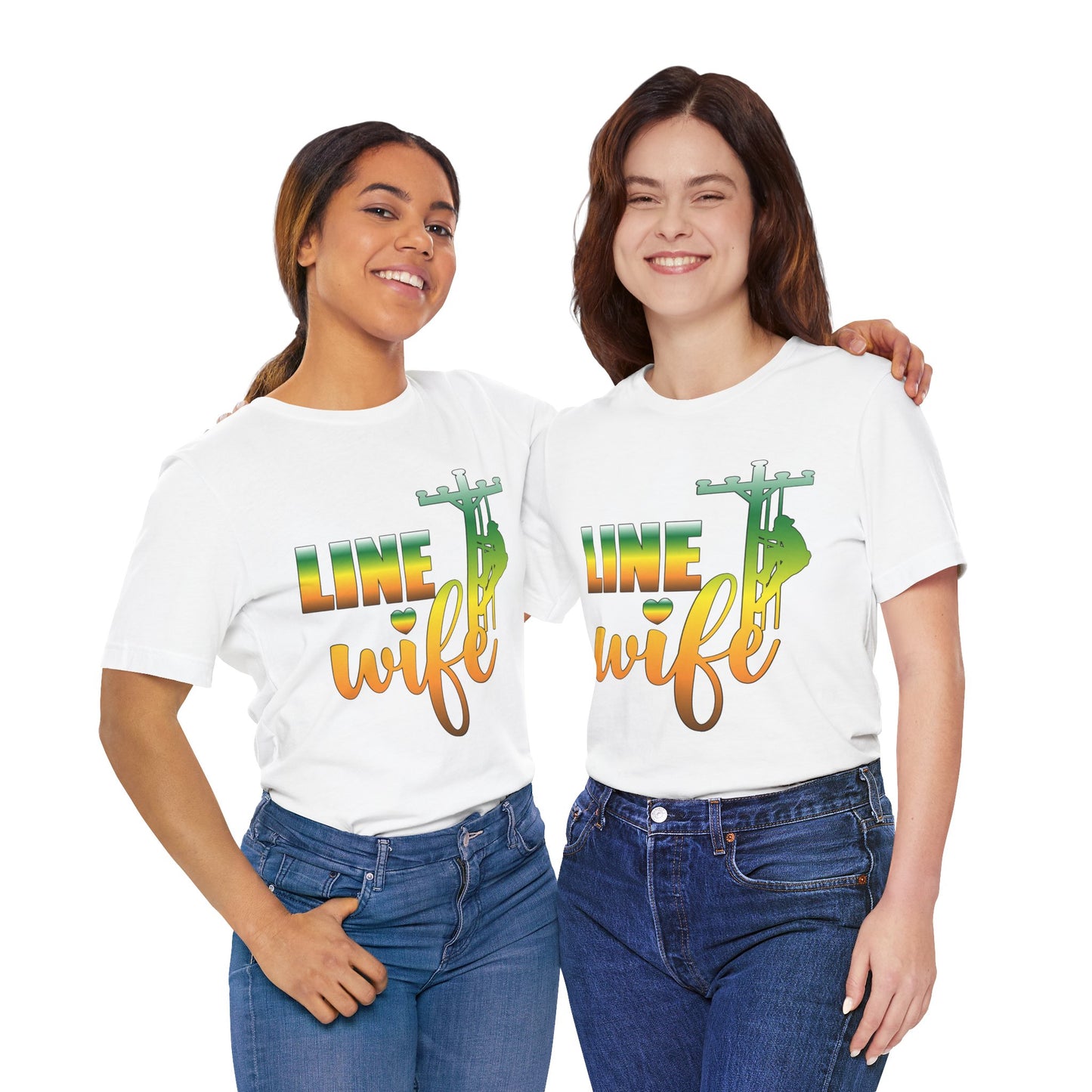Lineman T-shirt - Line Wife gradient