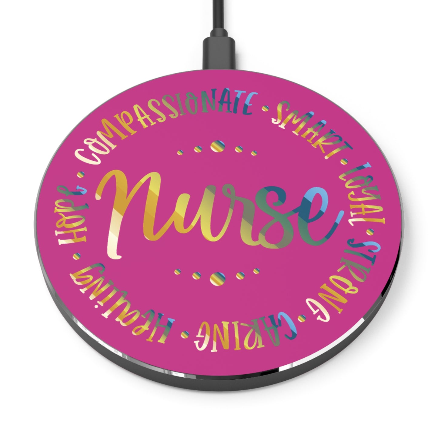 Nurse Circle Wireless Charger | Fast Charging Pad for Healthcare Professionals