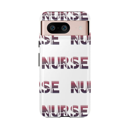 Google Pixel Tough Case - Nurse Pulse - White