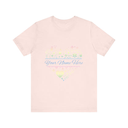 Monogram Heart pastel