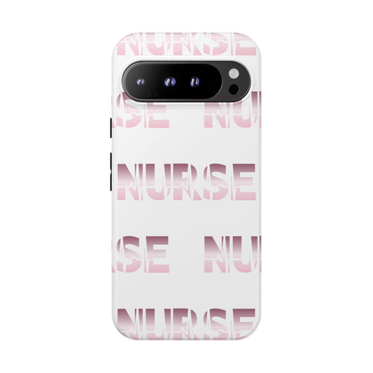 Google Pixel Tough Case - Nurse Pulse - White