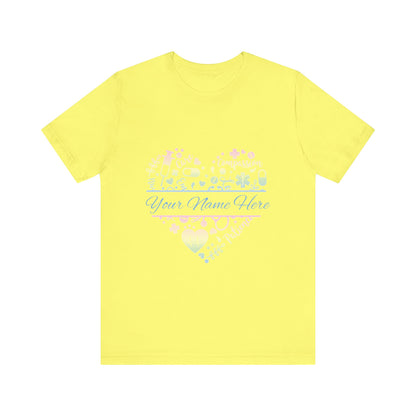 Monogram Heart pastel