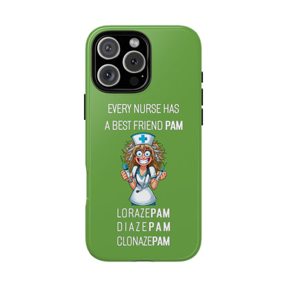 Nurse iPhone Tough Case - Every Nurse Has a Friend Named PAM Design (4) - Green