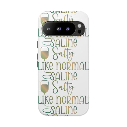 Google Pixel Tough Case - Salty Saline Like Normal Saline - White