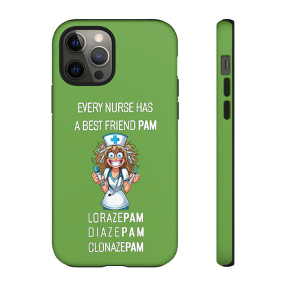 Nurse iPhone Tough Case - Every Nurse Has a Friend Named PAM Design (4) - Green