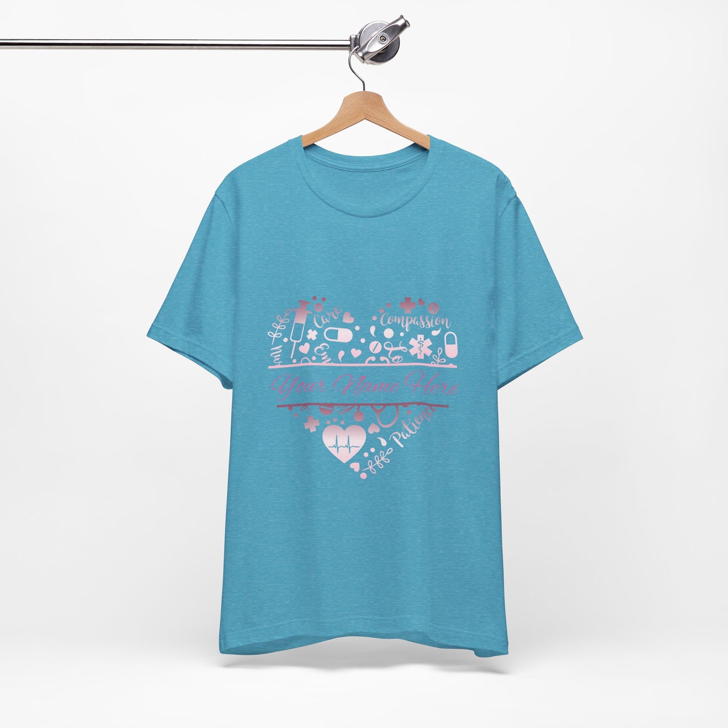 Monogram Heart rose gold