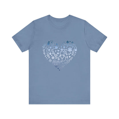 Monogram Heart 1 blue steel