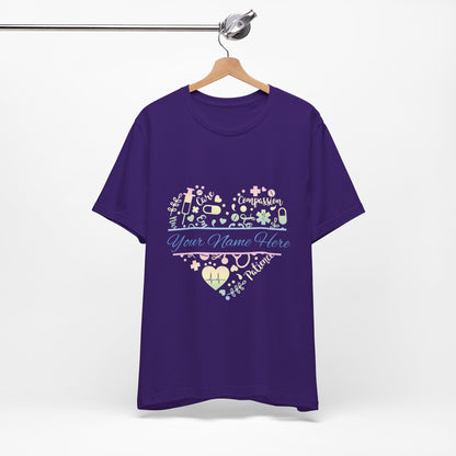 Monogram Heart pastel