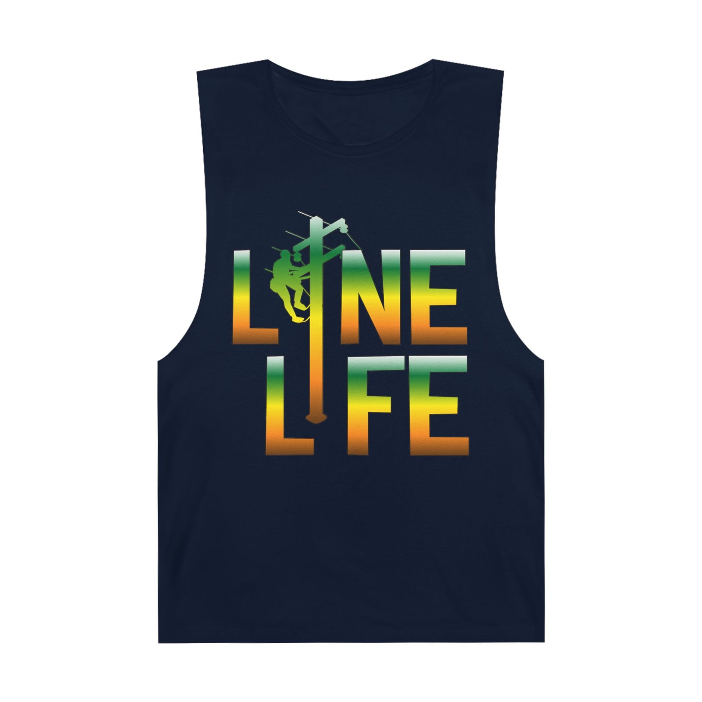 Lineman Tank - lineman-life gradient