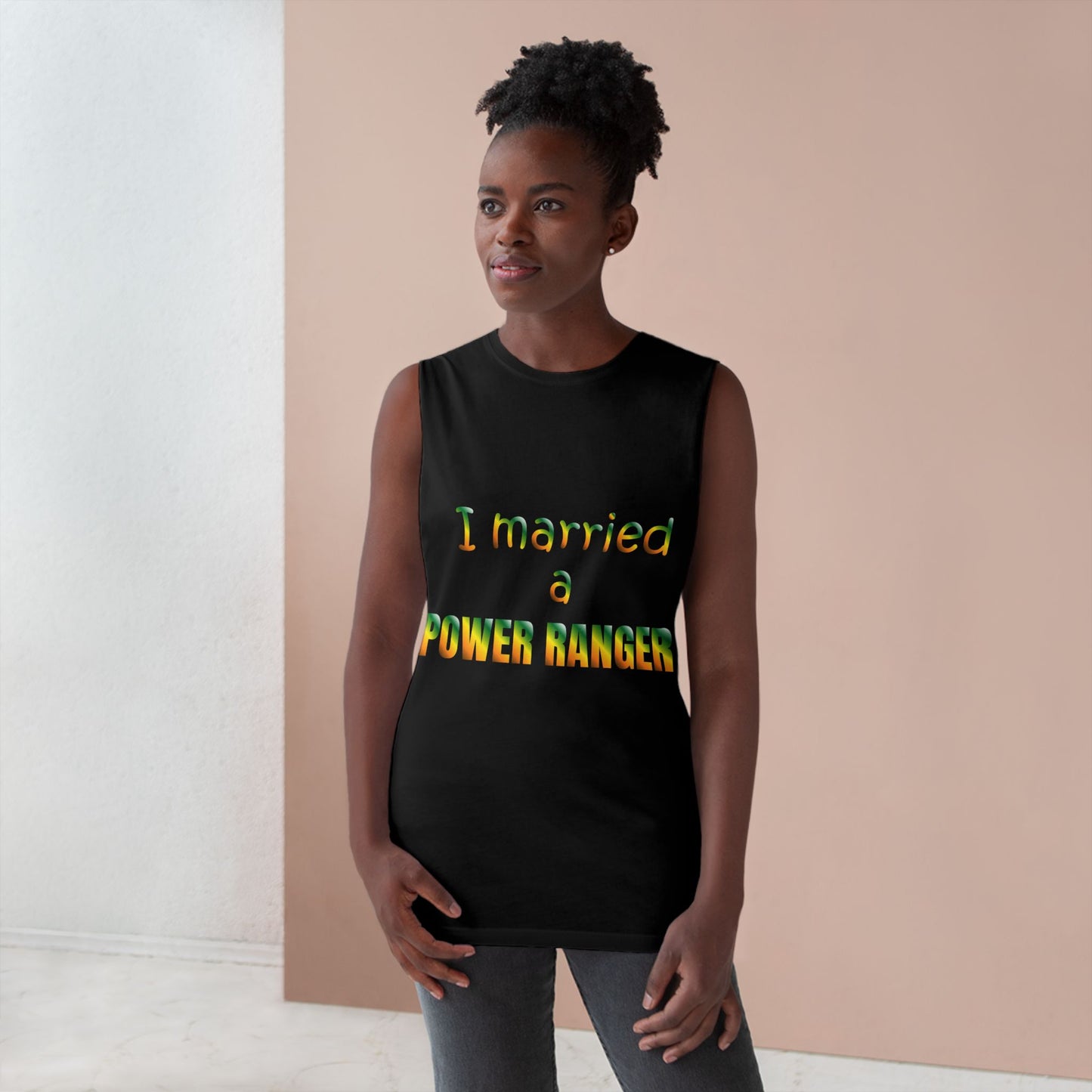 Lineman Tank - Married a Power Ranger gradient