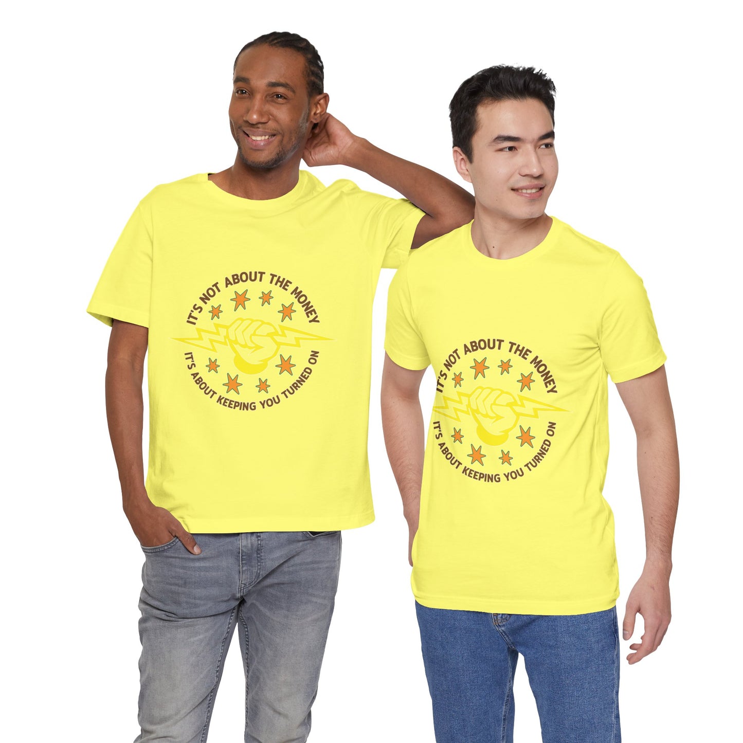 Lineman T-shirt - Its Not About The Money-color