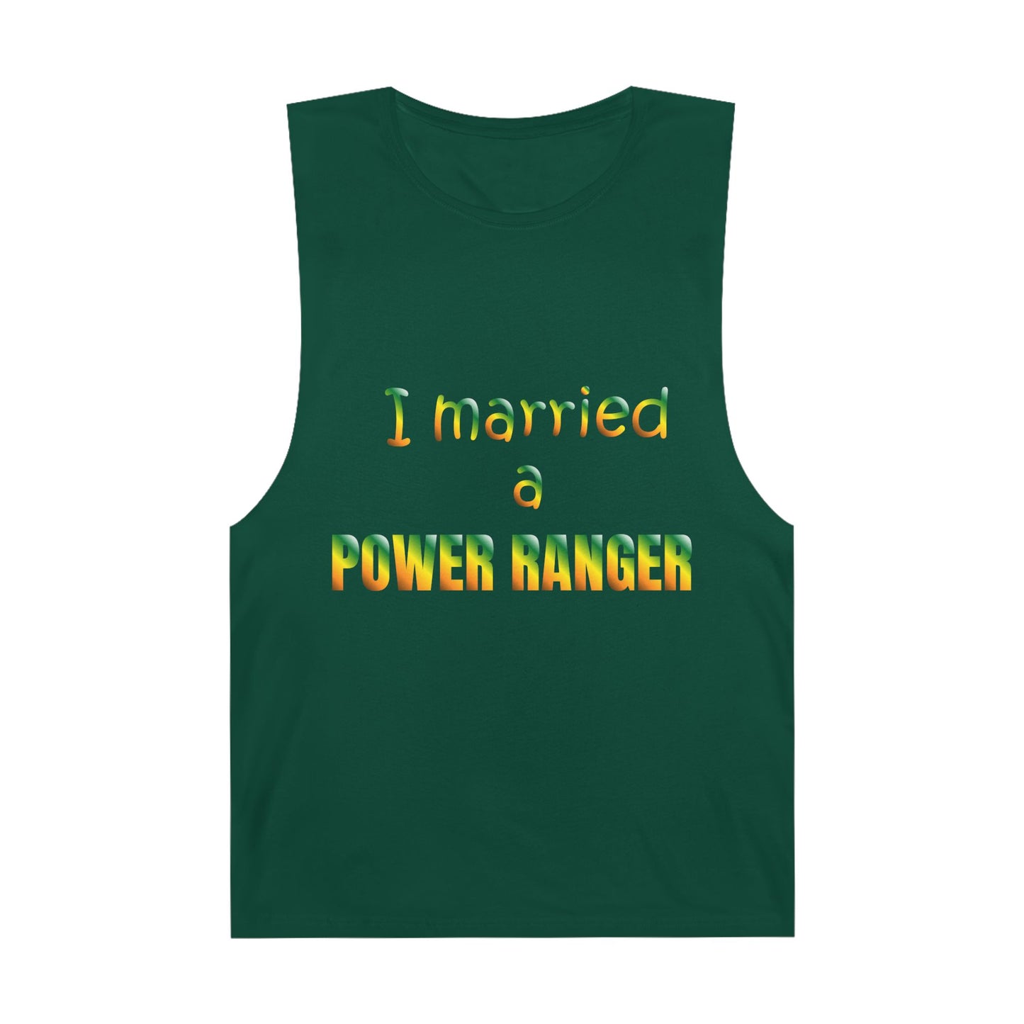 Lineman Tank - Married a Power Ranger gradient