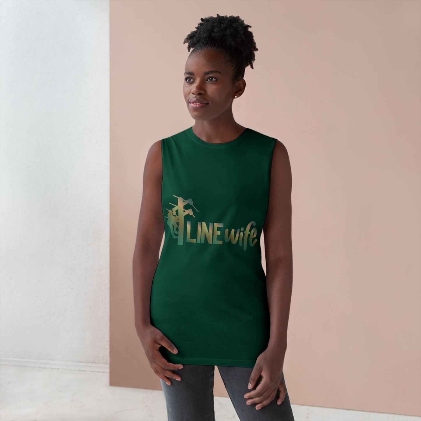 Lineman Tank - lineman-wife copper patina