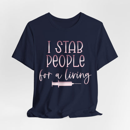 I Stab People For a Living rose gold