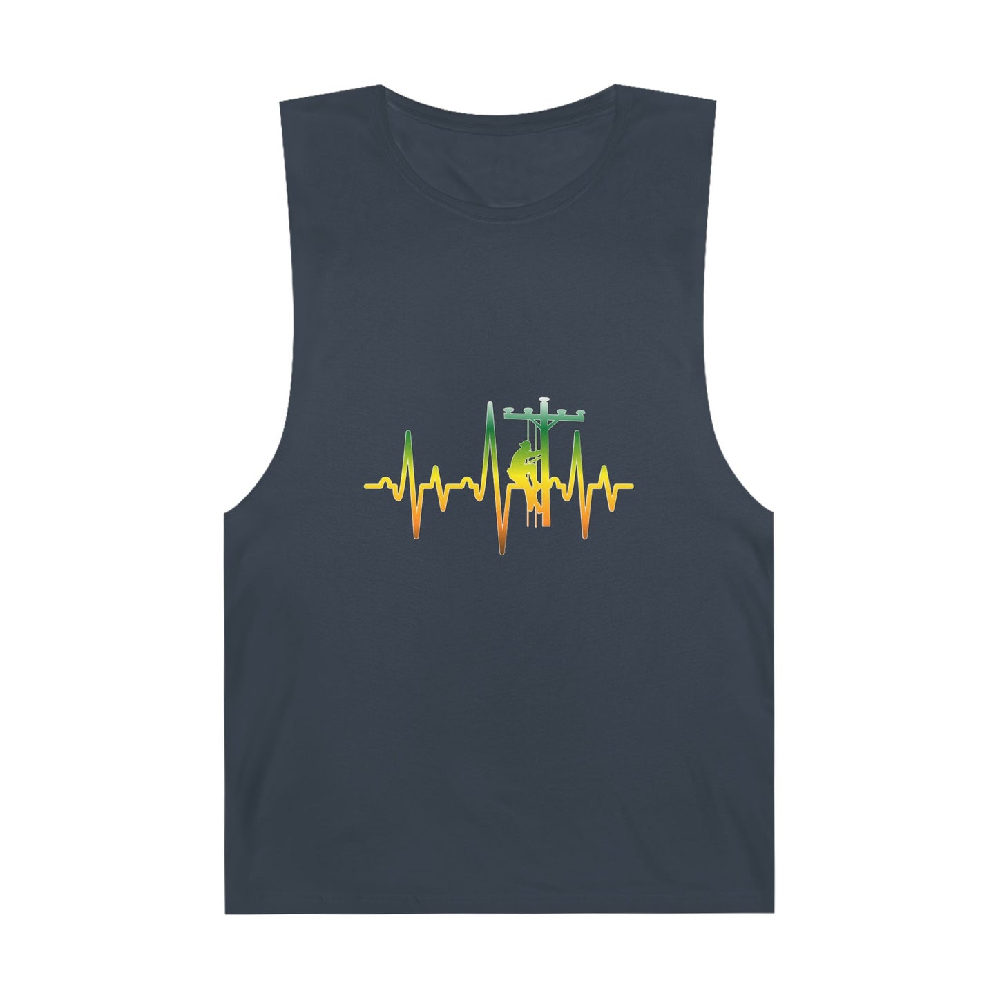 Lineman Tank - Lineman Heartbeat - gradient
