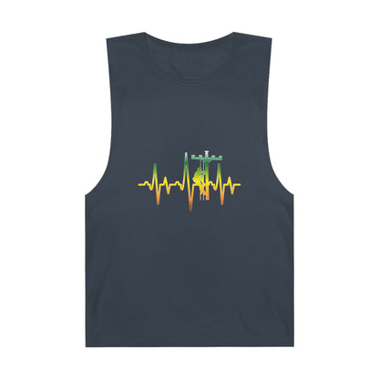Lineman Tank - Lineman Heartbeat - gradient
