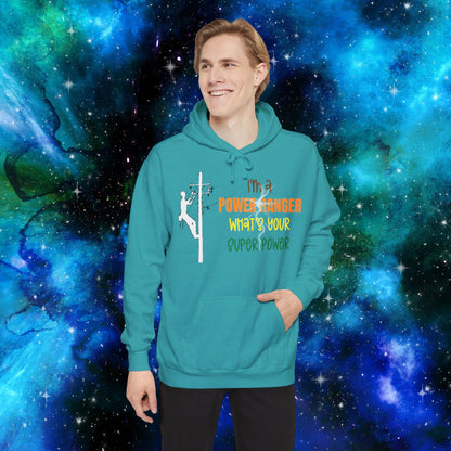 Comfort Colors Hoodie - I'm a Power Ranger What's Your Super Power (male)