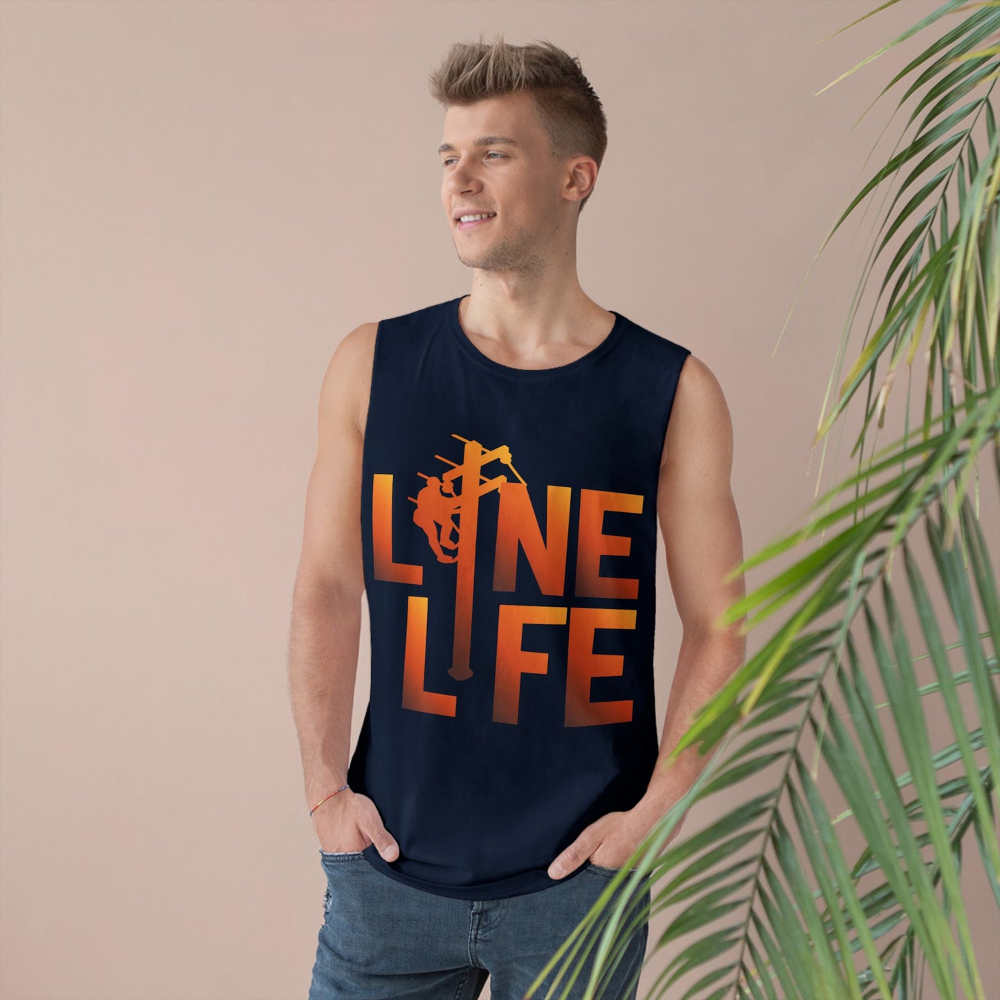 Lineman Tank - lineman-life sky 24