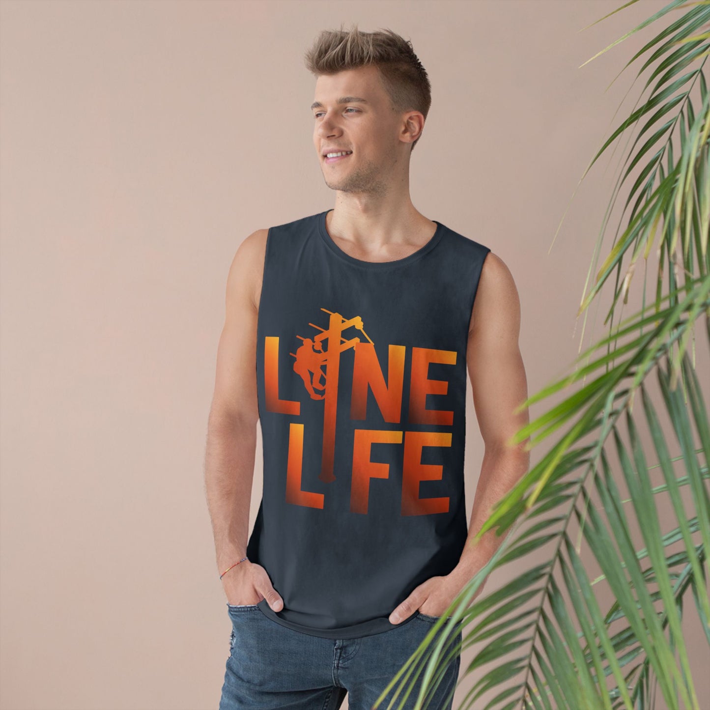 Lineman Tank - lineman-life sky 24