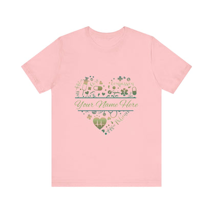 Monogram Heart copper patina