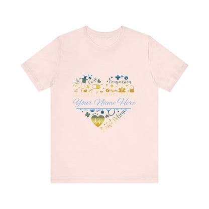 Monogram Heart colored chrome
