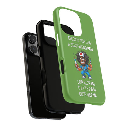 Nurse iPhone Tough Case - Every Nurse Has a Friend Named PAM Design (6) - Green