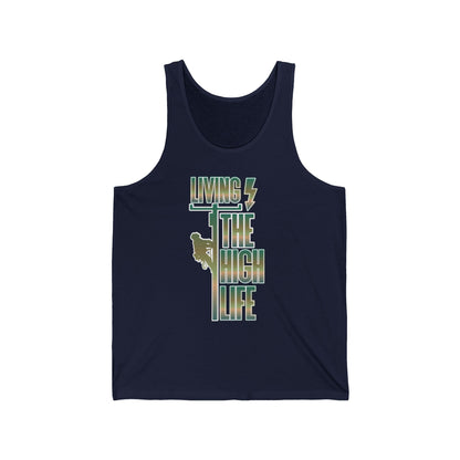 Lineman T-shirt - Living The High Life-copper patina